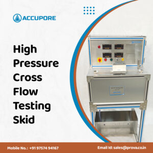 High Pressure Cross Flow Testing Skid